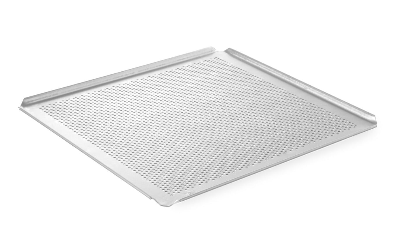 Tavă de copt perforată, 2/3 GN, 4 pereți | 808313