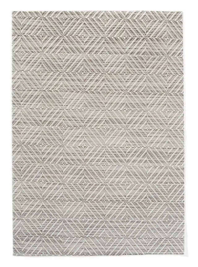 Suport de masă - 450x300 mm - model geometric argintiu - 6 buc | Hendi 597941
