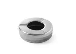 Scrumieră cu capac din inox, Ø 90 mm.