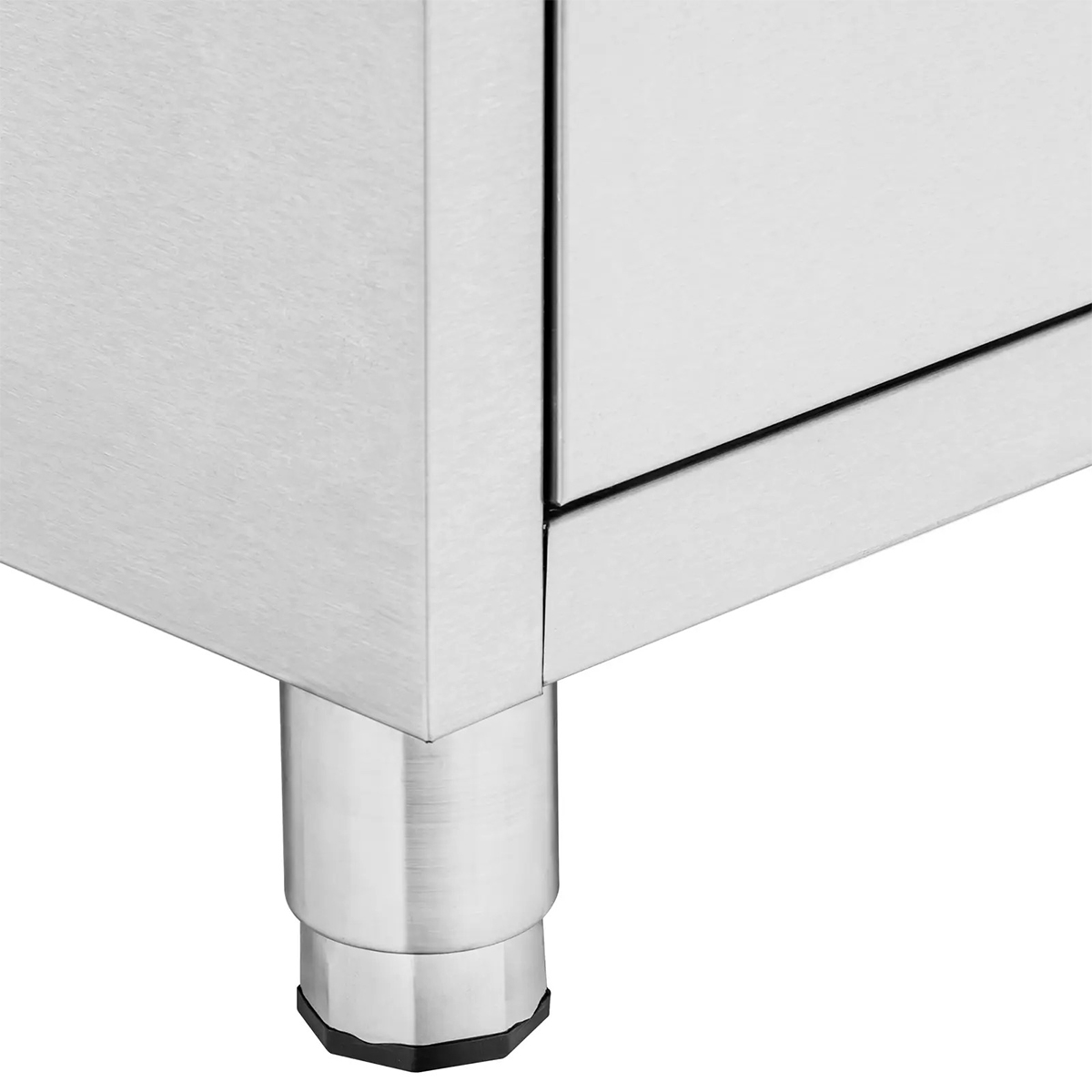RoyalCatering dulap de lucru din otel inoxidabil cu 4 sertare 50x60cm RCCD 4S (3)