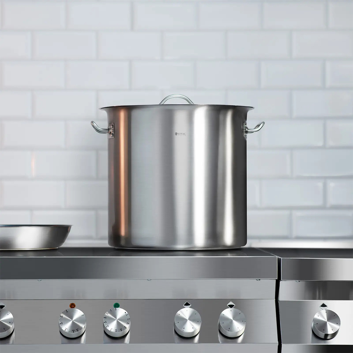 RoyalCatering oala din otel inoxidabil pentru inductie 25L (3)