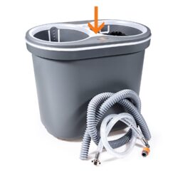 Spülboy mașină de spălat pahare NU water+ portabilă, gri [1 buc]