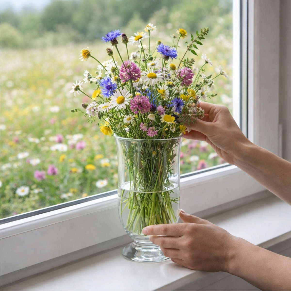 Vază de sticlă, 25 cm, o soluție elegantă și practică pentru aranjarea florilor proaspete, a decorațiunilor și a compozițiilor florale.