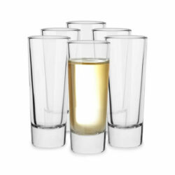 Pahare de sticlă pentru lichior/rachiu - 65 ml - înalte - set 6 buc