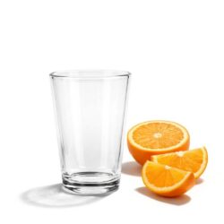 Pahar de apă din sticlă, 300 ml | Gastrokitchen, destinat servirii apei, limonadelor, sucurilor, cocktailurilor și a altor băuturi reci.