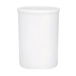 Recipientul elegant din porțelan - 1 L - Ø 11,5 cm reprezintă o soluție practică pentru depozitarea ingredientelor, în bucătării profesionale sau acasă.