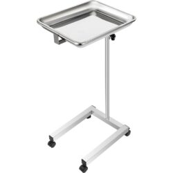Măsuță medicală reglabilă - 82-130 cm | inox