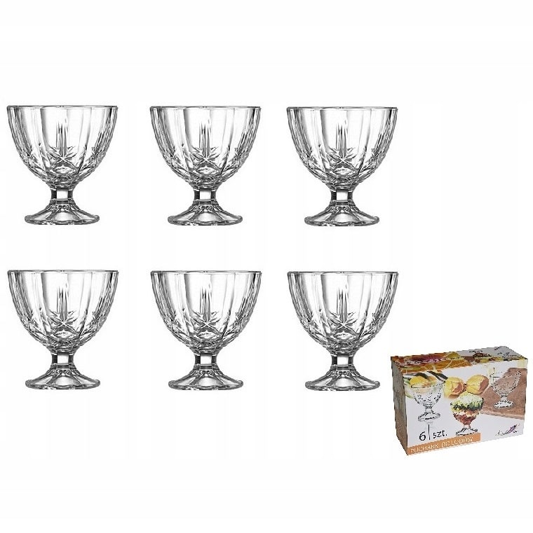 Skleneny pohar na zmrzlinu puding – 250 ml