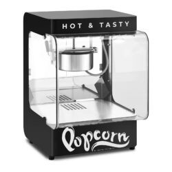 Mașină de popcorn neagră, 4-5 kg/h, Royal Catering | RCPS-ND01