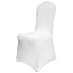 Husă universală pentru scaune de banchet - albă - 1 buc