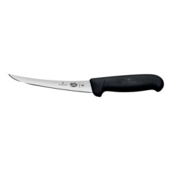 Cuțit pentru dezosat 15 cm - negru | Victorinox Fibrox 5.6603.15