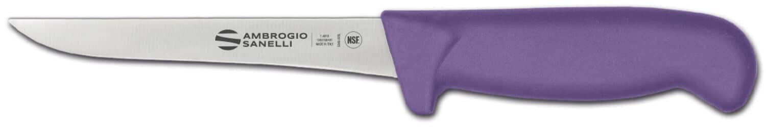 Cuțit de dezosat Supra Colore, 140 mm, mov, Ambrogio Sanelli | S307.014P