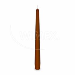 Lumânare conică maro Ø23 x 245 mm [10 buc]