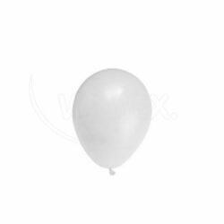 Balon gonflabil alb Ø25cm `M` [100 buc]