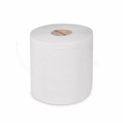 Prosop (PAP) la rolă 2 straturi cu gofraj albă Ø17cm 19cm x 100m [6 buc]