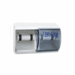 Dozator (ABS) dublu, alb, pentru hârtie igienică ≤Ø10,5cm [1 buc]