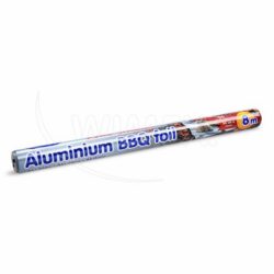 Folie de aluminiu pentru grătar 16µm 44cm x 8m ambalată individual [1 buc]