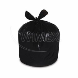 Pungă pentru coș de gunoi (LDPE) extra rezistentă neagră 60 x 70 cm 60L [25 buc]