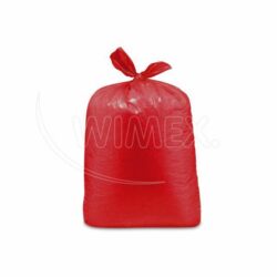 Sac menajer (LDPE) roșu 70 x 110 cm 120L [25 buc]