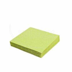 Șervet (PAP FSC Mix) 1 strat galben-verzui 33 x 33 cm [100 buc]