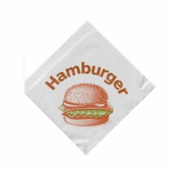 Pungă din hârtie pentru hamburger 16 x 16 cm [500 buc]