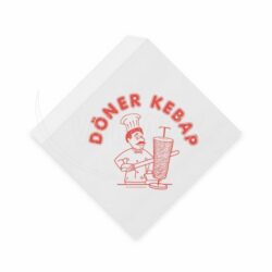 Pungă din hârtie pentru kebab 16 x 16 cm [500 buc]