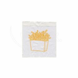 Pungă din hârtie pentru cartofi prăjiți 10+5 x 11 cm [300 buc]