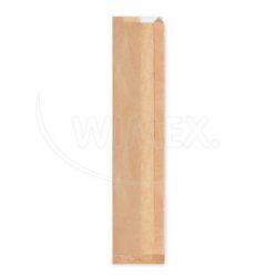 Pungă din hârtie cu fereastră 8cm 12+5 x 59 cm `Baguette` [1000 buc]