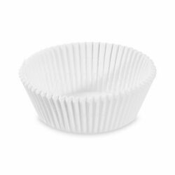 Cupă de hârtie pentru patiserie (PAP) albă Ø60 x 27 mm [1000 buc]