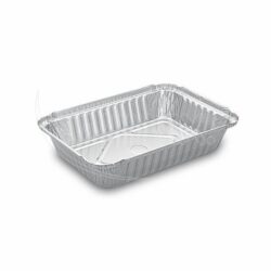 Caserolă (ALU) dreptunghiulară 222 x 158 x 38 mm 862ml [100 buc]