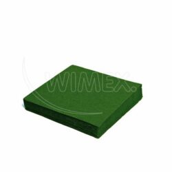 Șervețel cu 2 straturi verde închis 24 x 24 cm [250 buc]