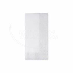 Șervețel pliere 1/8 cu 2 straturi alb 33 x 33 cm [250 buc]