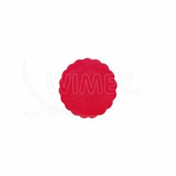 Rozetă (PAP-Airlaid) PREMIUM roșie Ø9cm [40 buc]
