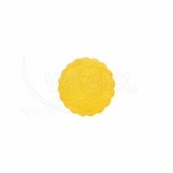 Rozetă (PAP-Airlaid) PREMIUM galbenă Ø9cm [40 buc]