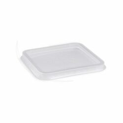 Capac (PP) transparent pentru caserolă Quadroboxx 115 x 115 mm [50 buc]