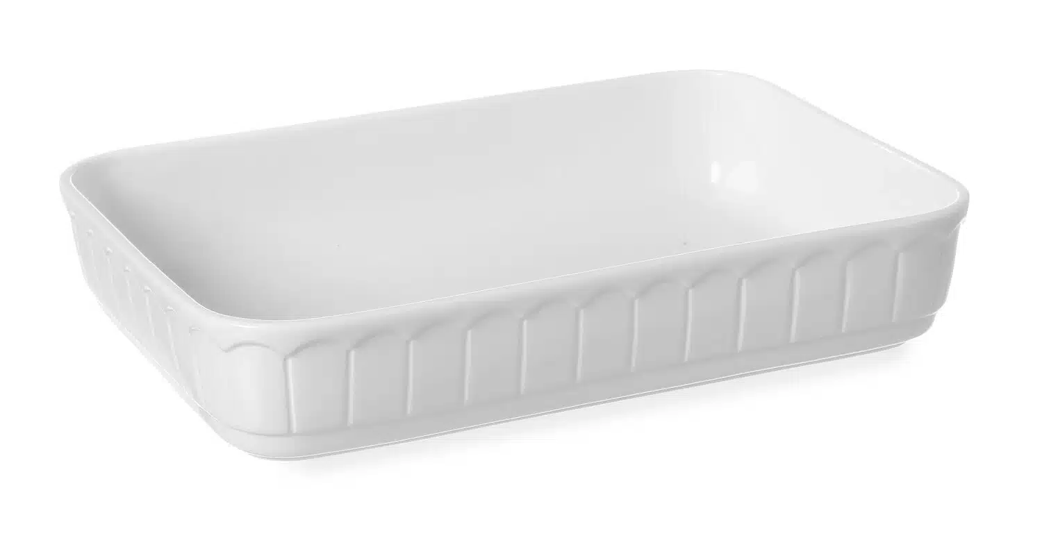 Vas pentru gratinat - dreptunghiular - 380x260x70 mm | Hendi 786383