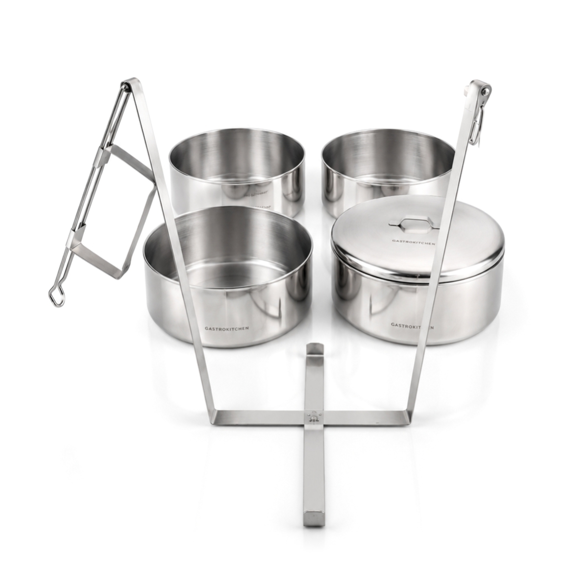 gastrokitchen caserola etajata otel inoxidabil 4 niveluri 4x15 l (1)