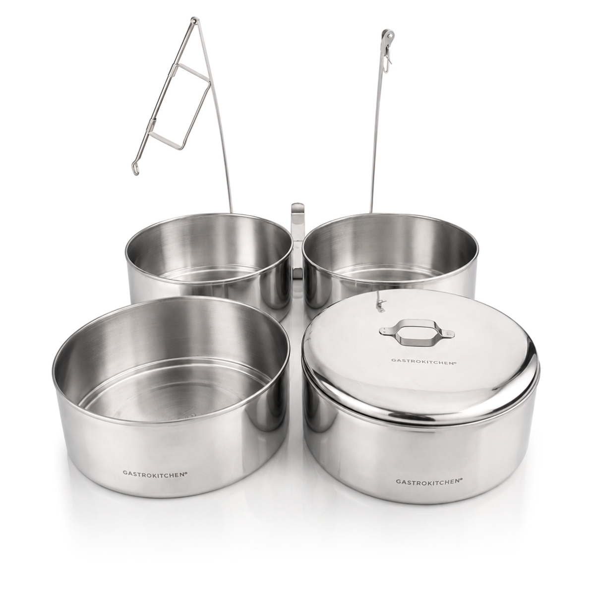gastrokitchen caserola etajata otel inoxidabil 4 niveluri 4x15 l (2)