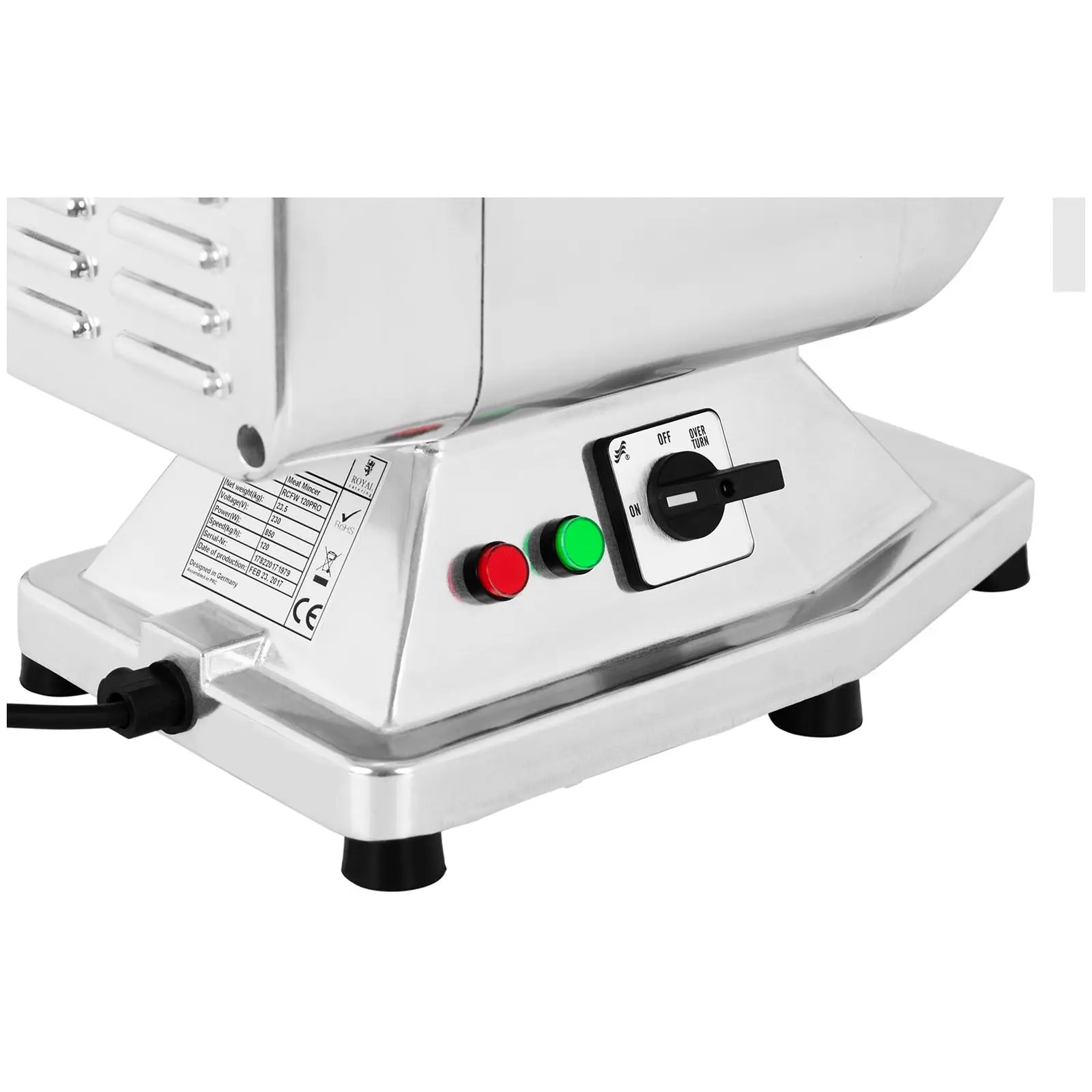 Mașină de tocat carne - 200 kg/h - PRO | RCFW-120PRO