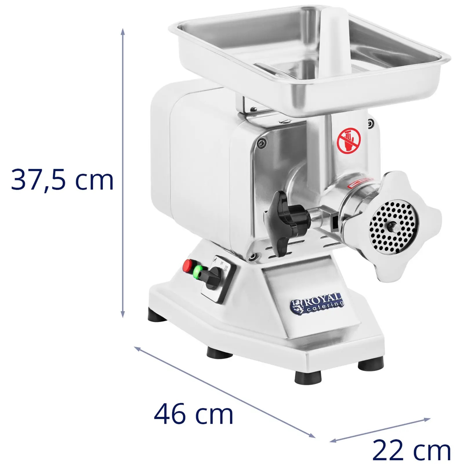 Mașină de tocat carne - 200 kg/h - PRO | RCFW-120PRO