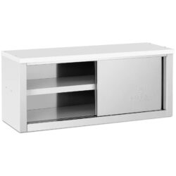Dulap suspendat - uși glisante - 120 x 40 x 50 cm - oțel inoxidabil