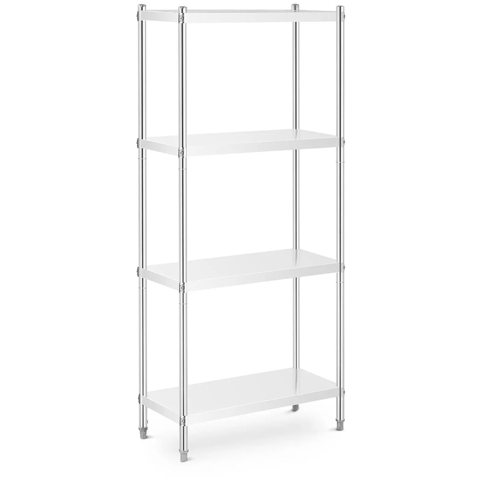 Raft din oțel inoxidabil - 4 polițe - 80 x 40 x 180 cm - 200 kg | RCER-8040
