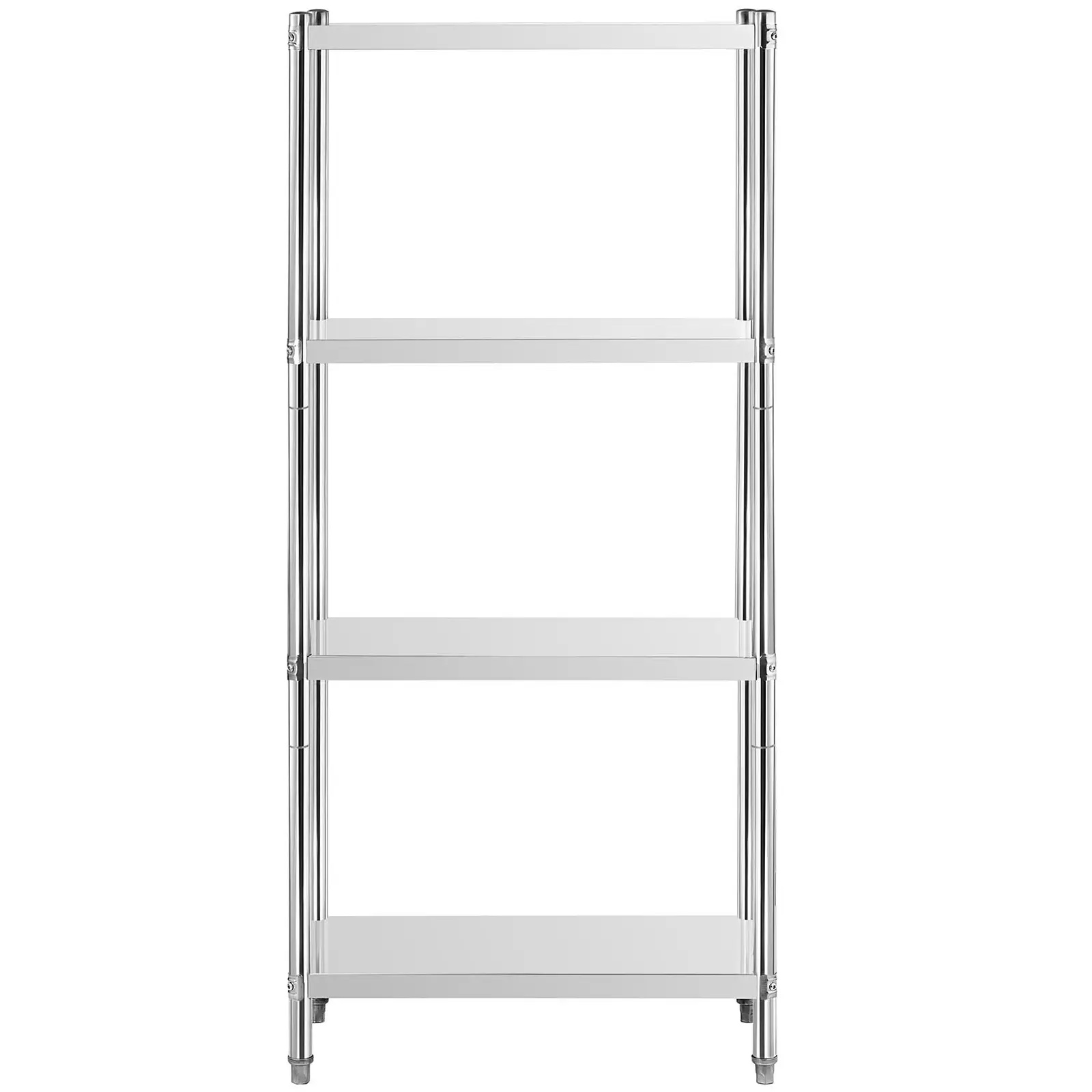 Raft din oțel inoxidabil - 4 polițe - 80 x 40 x 180 cm - 200 kg | RCER-8040