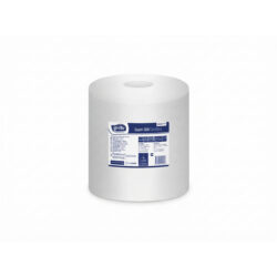 Prosop de hârtie alb, cu 1 strat, Grite Super 300 Coreless, 100% celuloză, rolă de 300 m.