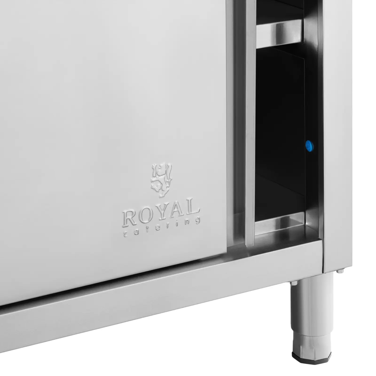 Dulap de lucru - uși glisante - 150 x 70 cm - margine posterioară - 600 kg | RCSSCB-150x70-EB