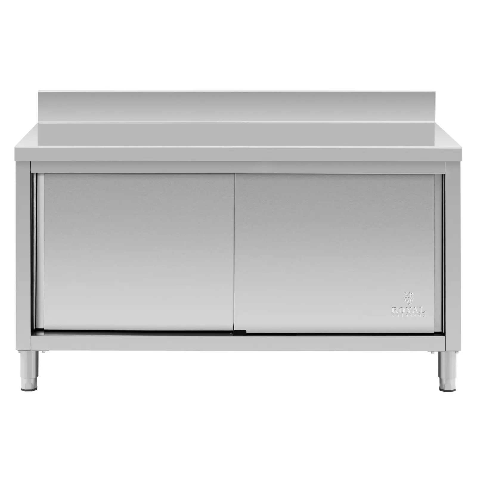 Dulap de lucru - uși glisante - 150 x 70 cm - margine posterioară - 600 kg | RCSSCB-150x70-EB