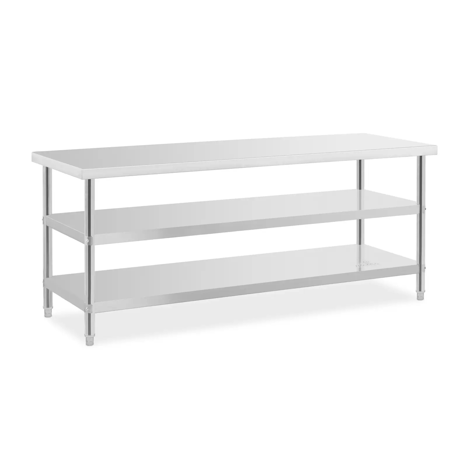 Masă de lucru - 2 polițe - 200 x 70 cm - 500 kg | RCAT-200/70-PS3SH