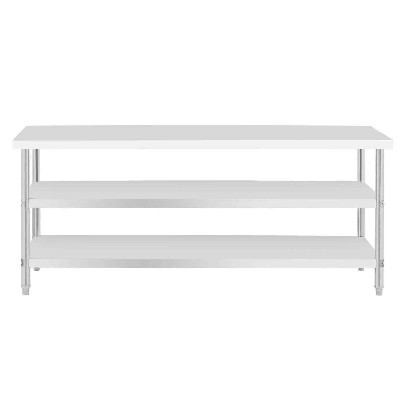 Masă de lucru - 2 polițe - 200 x 70 cm - 500 kg | RCAT-200/70-PS3SH