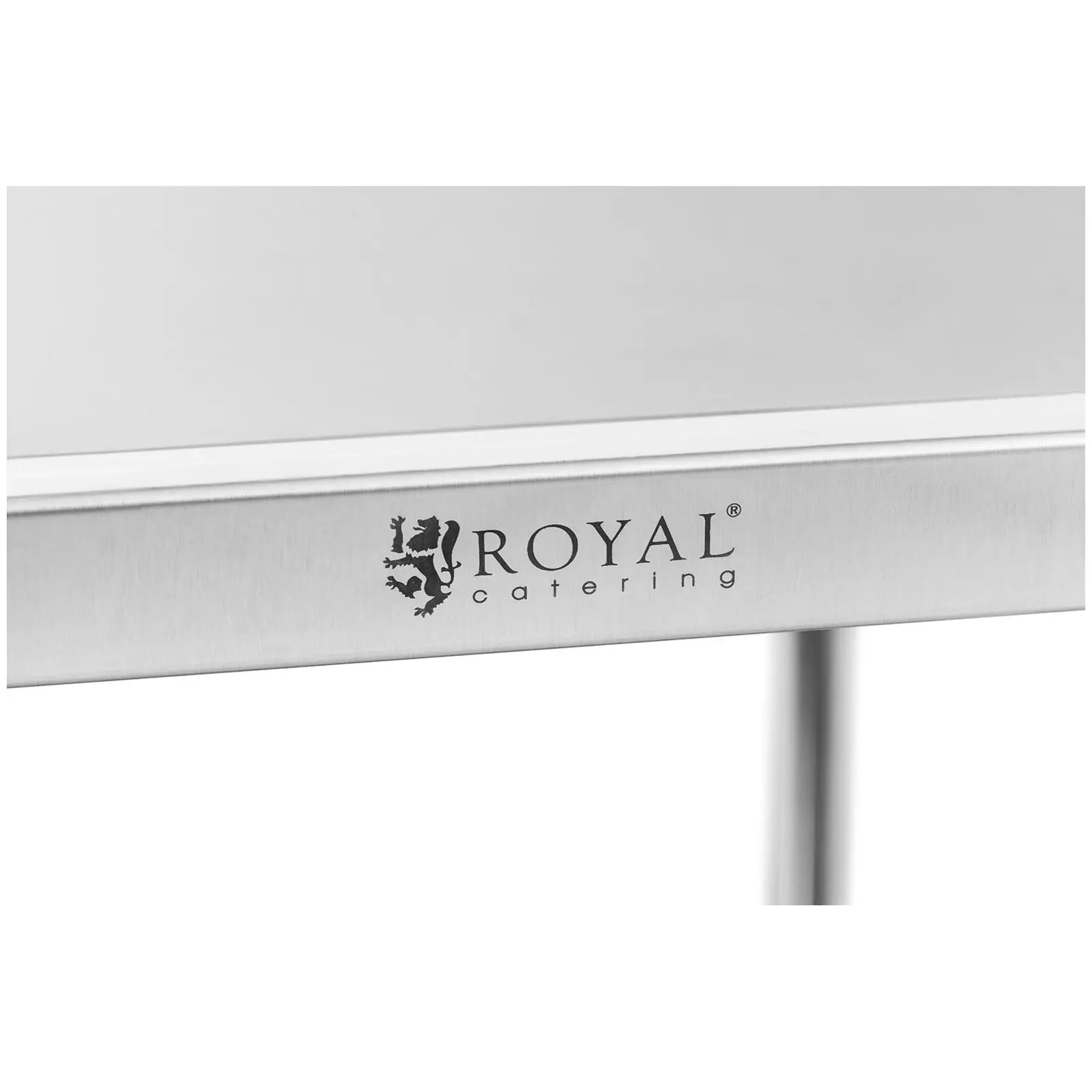 Cărucior de servire - 3 polițe - 84,5 x 52,5 cm - 300 kg - oțel inoxidabil