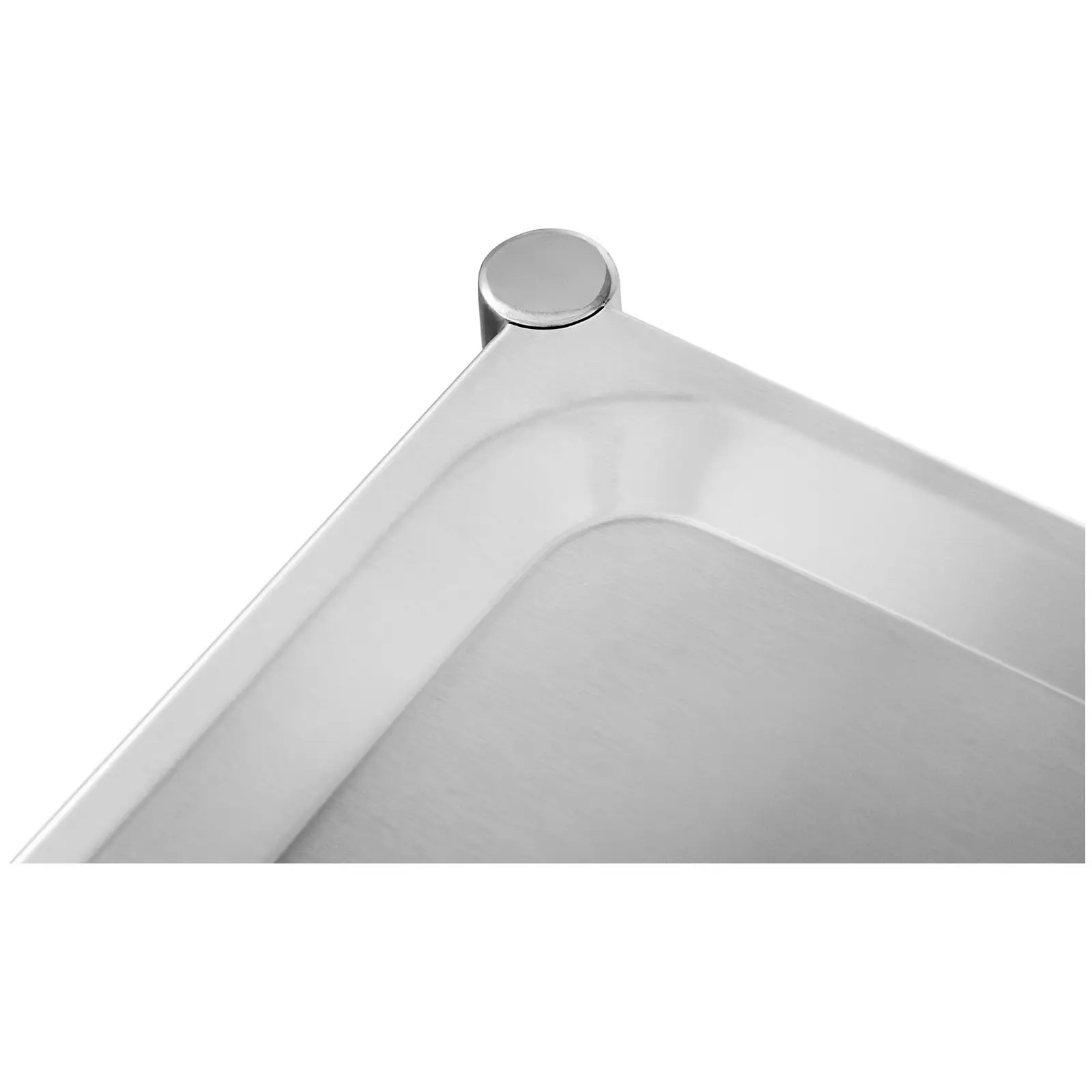 Cărucior de servire - 3 polițe - 84,5 x 52,5 cm - 300 kg - oțel inoxidabil